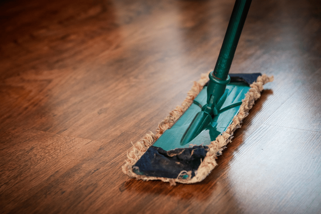 mop cleaning floor