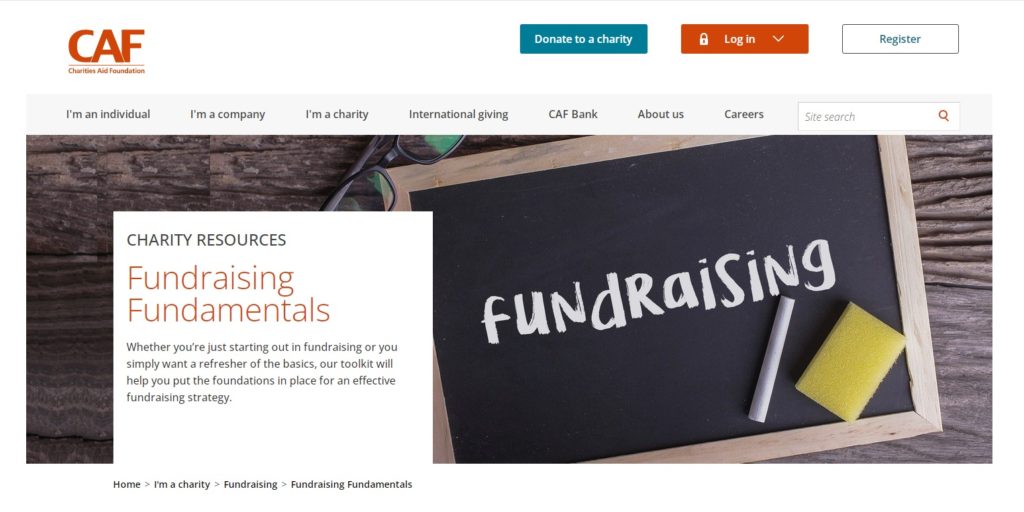 Fundraising Fundamentals blog